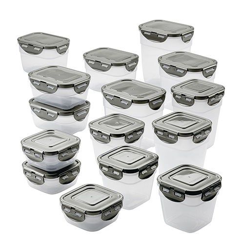 (Min 25) Rachel Ray 30pc Food Storage Container Set Gray image thumbnail