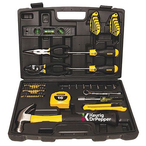 (Min 25) Stanley 65pc Homeowner Tool Kit image thumbnail