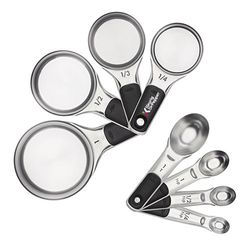 Image of (Min 25) OXO Good Grips Stainless Steel Measuring Cup & Spoon Set
