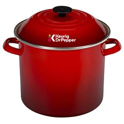 Image of (Min 25) Le Creuset 6qt Enamel on Steel Covered Stockpot, Cerise