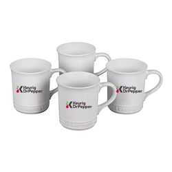 Image of (Min 25) Le Creuset Set of 4 Vancouver Mugs, White