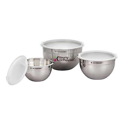(Min 25) Le Creuset Stainless Steel Mixing Bowls, Set of 3 image thumbnail