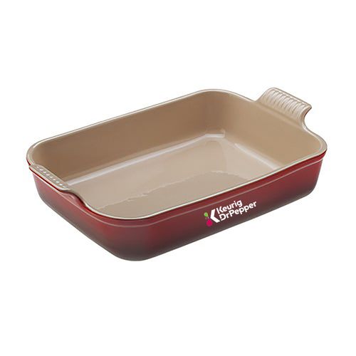 (Min 25) Le Creuset 2.5qt Heritage Stoneware Rectangular Dish, Cerise image thumbnail
