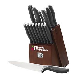 Image of (Min 25) Chicago Cutlery Avondale 16pc Knife Black Set
