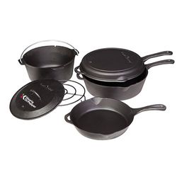Image of (Min 25) Camp Chef 6pc Cast Iron Cookware Set