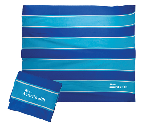 Cabana Stripe Microfiber Beach Towel image thumbnail