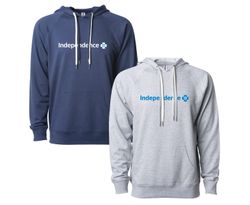 Image of Unisex Lightweight Terry Hooded Sweatshirt