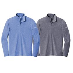 Image of Mens Sport-Tek Tri-Blend 1/4-Zip Sweatshirt