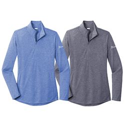 Image of Womens Sport-Tek Tri-Blend 1/4-Zip 