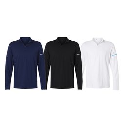 Image of Men's Adidas Textured 1/4 Zip