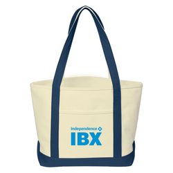 Image of Medium Starboard Cotton Canvas Tote Bag