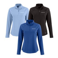 Image of Cutter & Buck Prospect Recycled Featherlight Stretch Womens Quarter Zip