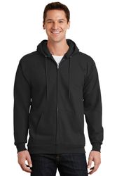 Image of Port & Company Tall Essential Fleece Full-Zip Hooded Sweatshirt