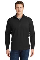 Image of Sport-Tek Tall Sport-Wick Stretch 1/2-Zip Pullover