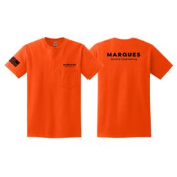 Image of Marques Gildan Adult Ultra Cotton 6oz. Pocket Tee