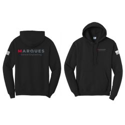Image of Marques P & Co. Fleece Hooded Sweatshirt