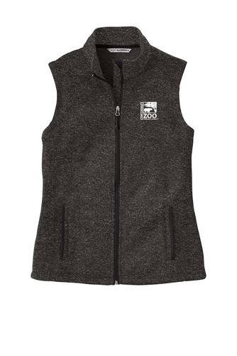 Port Authority Ladies Sweater Fleece Vest image thumbnail