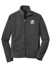 Image of Port Authority Heather Fleece Jacket