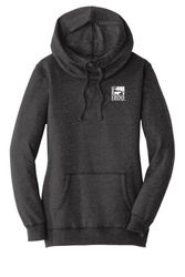 Image of District Ladies Lightweight Hooded Sweatshirt