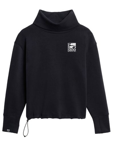 Women's Comfort Zone Super Soft Modal Blend Funnel Neck image thumbnail