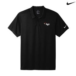 Image of Made To Order - Nike Dry Essential Solid Polo - Men's  Black (BGC Logo)