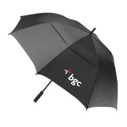 Image of Made To Order - 58″ Arc Umbrella - Black (BGC Logo)