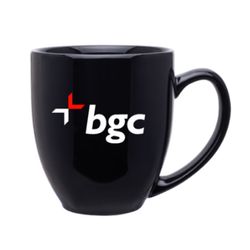 Image of Made To Order - Bistro Mug 15 oz. - Black (BGC Logo)
