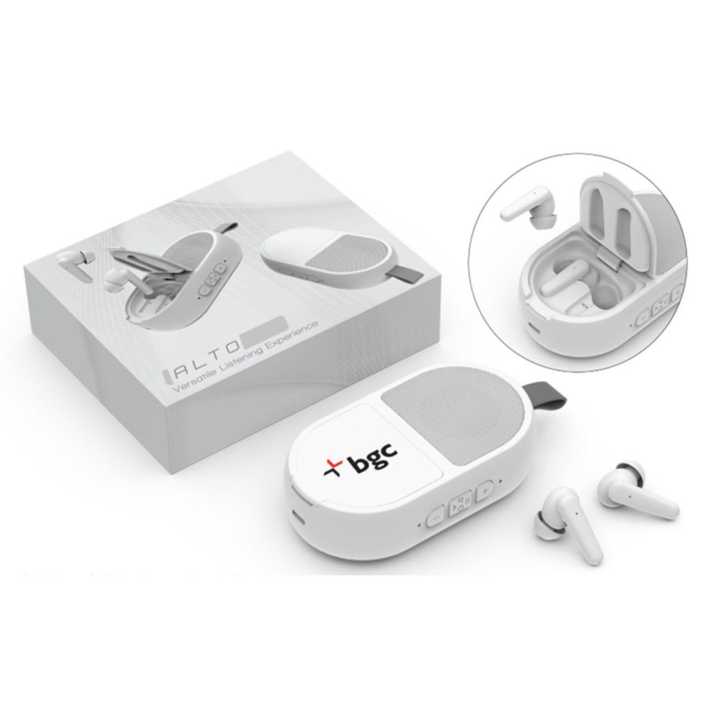 Made To Order - Mini Speaker & Wireless Earbud Combo (BGC Logo) primary image