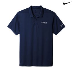Image of Made To Order - Nike Dry Essential Solid Polo - Men's Navy (Cantor Logo)