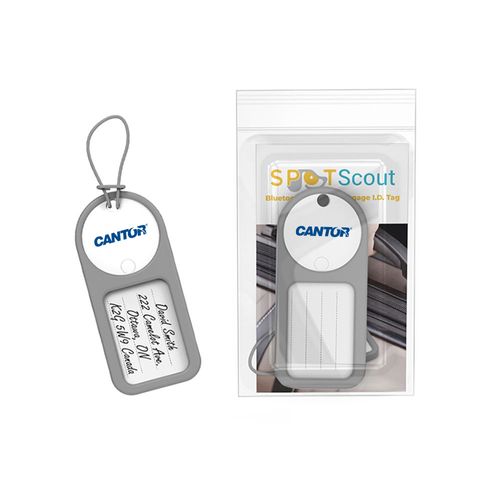 Made To Order - Two-Way Bluetooth Tracker & Luggage Tag (Cantor Logo) image thumbnail
