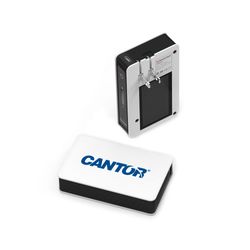 Image of Made To Order - Portable Charger with Emergency Solar Panel (Cantor Logo)