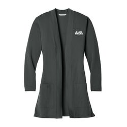 Image of Women's Port Authority Long Pocket Cardigan