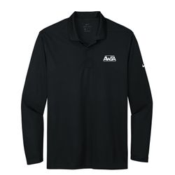 Image of Men's Nike Dri-FIT Micro Pique 2.0 Long Sleeve Polo