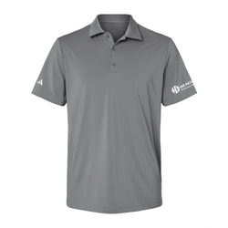 Image of Adidas Men's Ultimate Solid Polo - GREY THREE