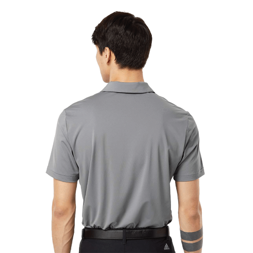 Adidas Men's Ultimate Solid Polo - GREY THREE image thumbnail