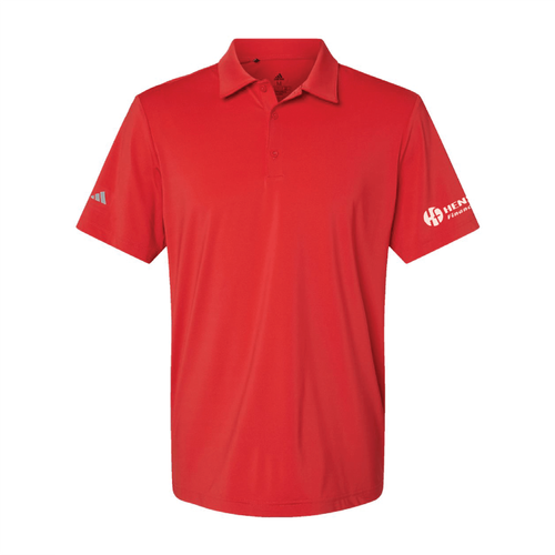 Adidas Men's Ultimate Solid Polo - REAL CORAL image thumbnail