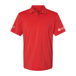 Image of Adidas Men's Ultimate Solid Polo - REAL CORAL