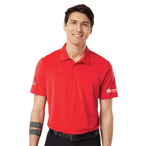 Adidas Men's Ultimate Solid Polo - REAL CORAL image thumbnail
