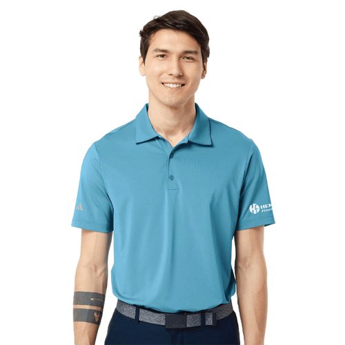 Adidas Men's Ultimate Solid Polo - HAZY BLUE image thumbnail