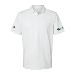 Image of Adidas Men's Ultimate Solid Polo - WHITE