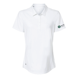 Image of Adidas Women's Ultimate Solid Polo - WHITE