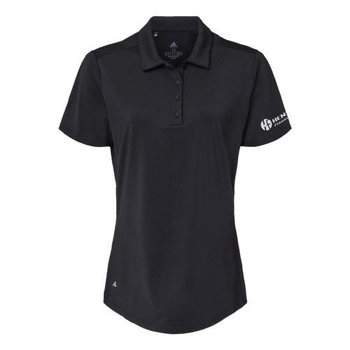 Adidas Women's Ultimate Solid Polo - BLACK image thumbnail