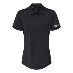 Image of Adidas Women's Ultimate Solid Polo - BLACK