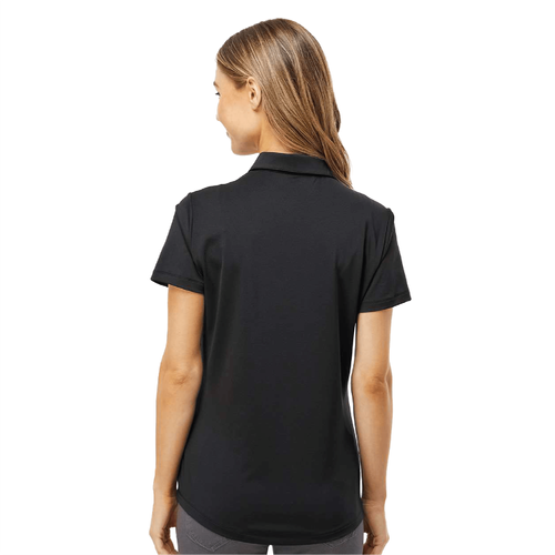 Adidas Women's Ultimate Solid Polo - BLACK image thumbnail