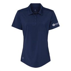 Image of Adidas Women's Ultimate Solid Polo - TEAM NAVY BLUE