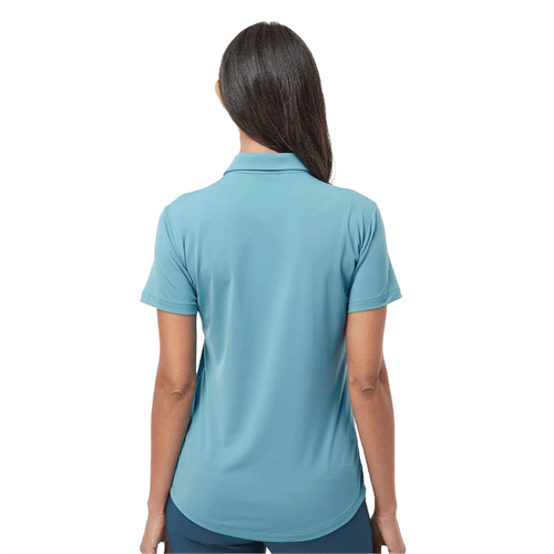 Adidas Women's Ultimate Solid Polo - HAZY BLUE image thumbnail