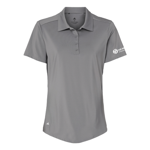 Adidas Women's Ultimate Solid Polo - GREY THREE image thumbnail