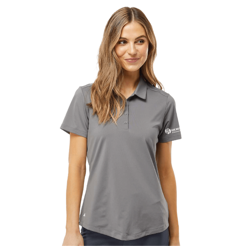 Adidas Women's Ultimate Solid Polo - GREY THREE image thumbnail
