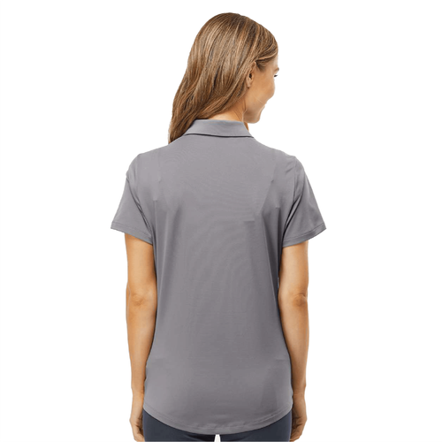 Adidas Women's Ultimate Solid Polo - GREY THREE image thumbnail