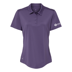 Image of Adidas Women's Ultimate Solid Polo - TECH PURPLE